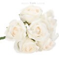 Buquê de Rosas Perfumadas em E.V.A 6 unid.- Ref.354-16 Branco 